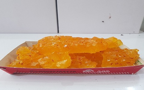 قیمت خرید نبات زعفرانی تخته ای عمده به صرفه و ارزان
